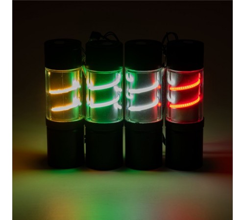 Ліхтарик акумуляторний 2в1 TheGeneral Eridan, з кольоровим підсвічуванням