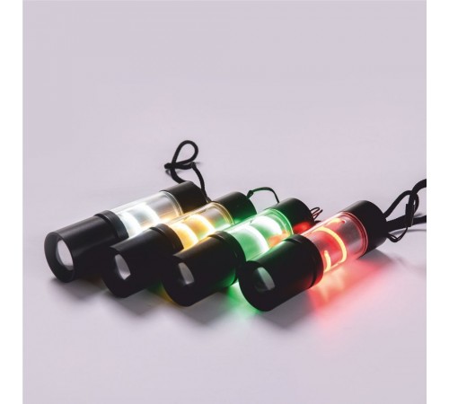 Ліхтарик акумуляторний 2в1 TheGeneral Eridan, з кольоровим підсвічуванням