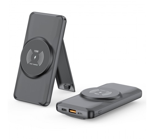 Повербанк 10000 mAh TheGeneral Сapacity, бездротова зарядка 15W, світлодіодний індикатор