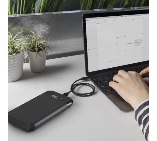 Повербанк 10000 mAh TheGeneral ChargeVault, бездротова зарядка 15W, цифровий індикатор