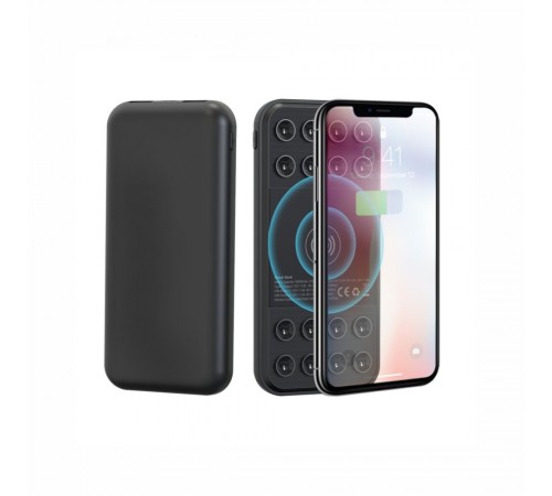 Повербанк 10000 mAh TheGeneral ChargeMate, бездротова зарядка 15W, світлодіодний індикатор