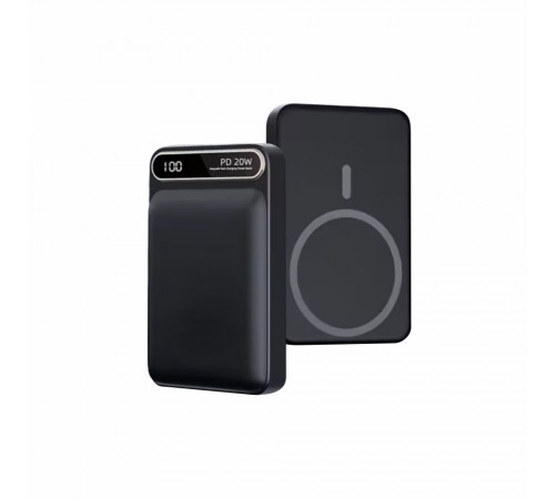 Повербанк 10000 mAh TheGeneral Ampato, бездротова зарядка 15W, цифровий індикатор