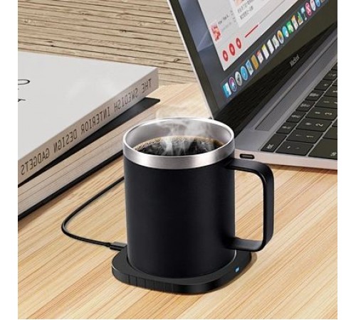 Чашка з підігрівом 350 мл TheGeneral ThermoHub 15W, LED індикатор