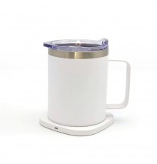 Чашка з підігрівом 350 мл TheGeneral ThermoHub 15W, LED індикатор