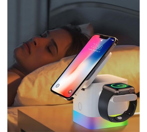 Бездротовий зарядний пристрій TheGeneral QuikLink 15W з підсвічуванням