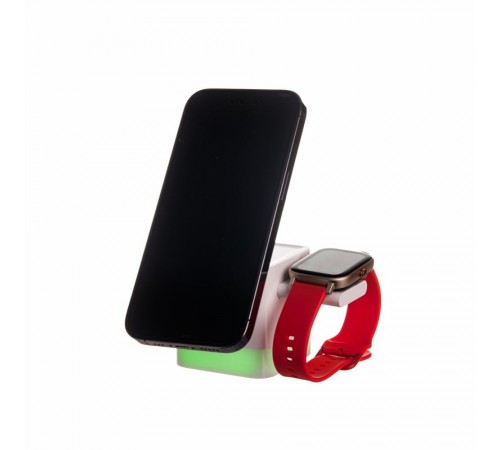 Бездротовий зарядний пристрій TheGeneral QuikLink 15W з підсвічуванням