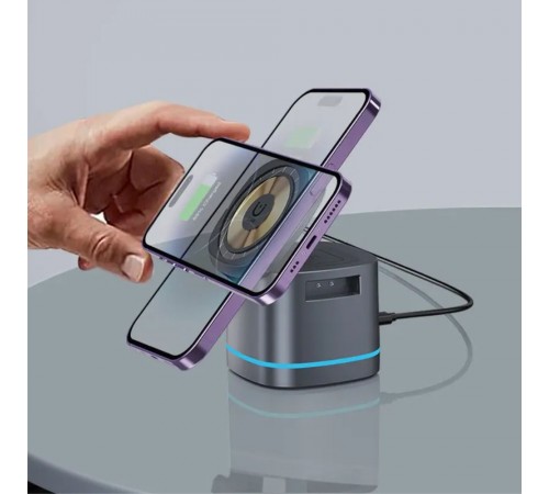 Бездротовий зарядний пристрій TheGeneral BlitzLink 15W з підсвічуванням