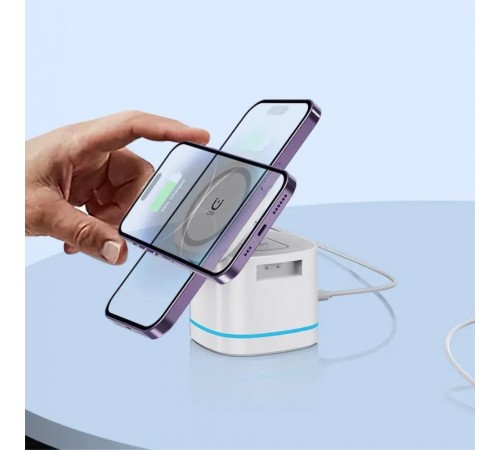 Бездротовий зарядний пристрій TheGeneral BlitzLink 15W з підсвічуванням