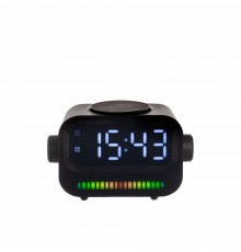 Портативна колонка-годинник TheGeneral RapidFlow 5W з бездротовим зарядним пристроєм 15W