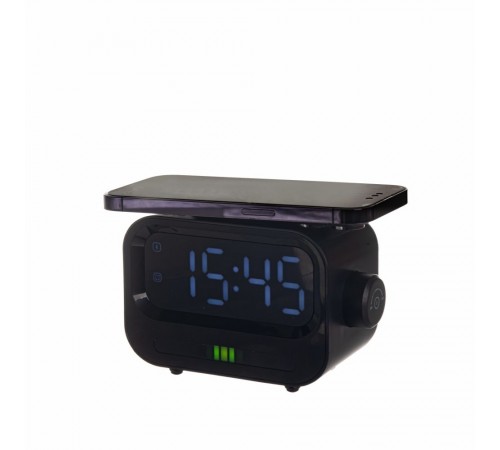Портативна колонка-годинник TheGeneral RapidFlow 5W з бездротовим зарядним пристроєм 15W