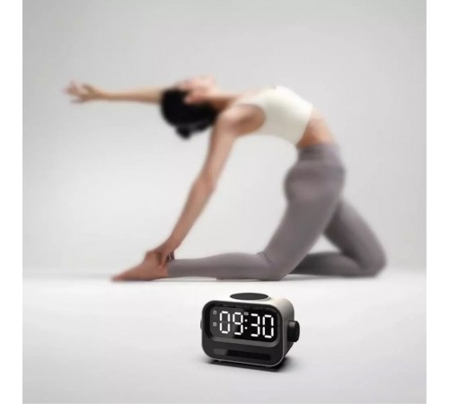 Портативна колонка-годинник TheGeneral RapidFlow 5W з бездротовим зарядним пристроєм 15W