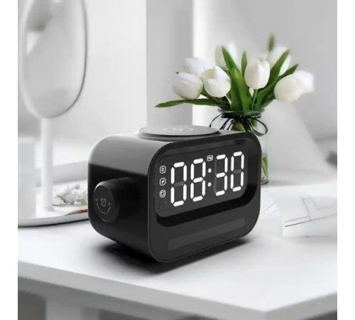 Портативна колонка-годинник TheGeneral RapidFlow 5W з бездротовим зарядним пристроєм 15W
