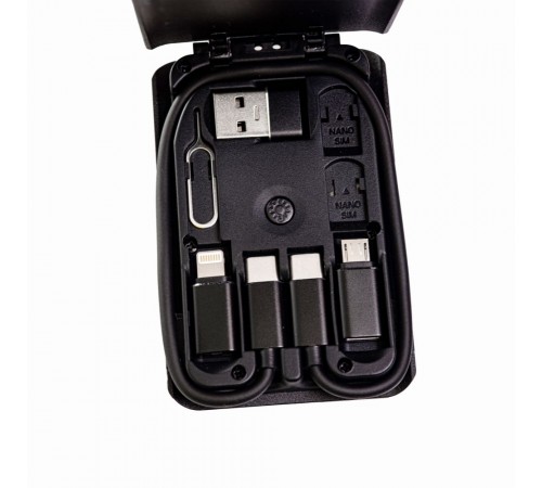 Бездротовий зарядний пристрій TheGeneral Flow 15W з набором перехідників