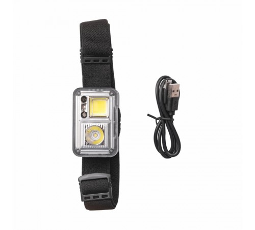 Ліхтарик налобний акумуляторний TheGeneral Gaily з XPG/COB/RED SMD light